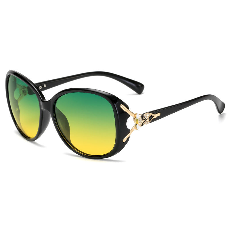 Factory Goods New Diamond 8842 Fox Head Polarized Sunglasses Women Fashion Sunglasses UV Protection Sunglasses