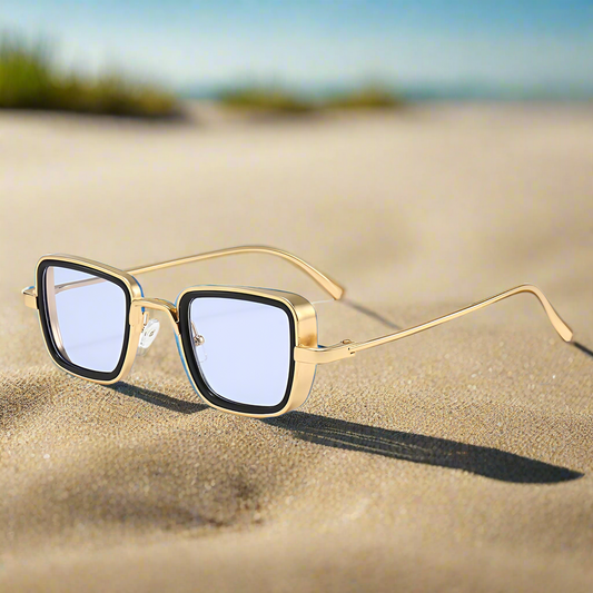 Cross-border New Indian Sunglasses Fashion Metal Box Trendy