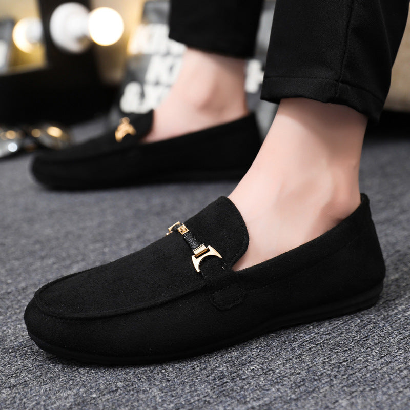 Spring And Summer Men's Shoes Casual Shoes Men's Cloth Shoes Tods Men's Loafers Slip-on Slip-on Foreign Trade Plus Size 46 Fashion Shoes