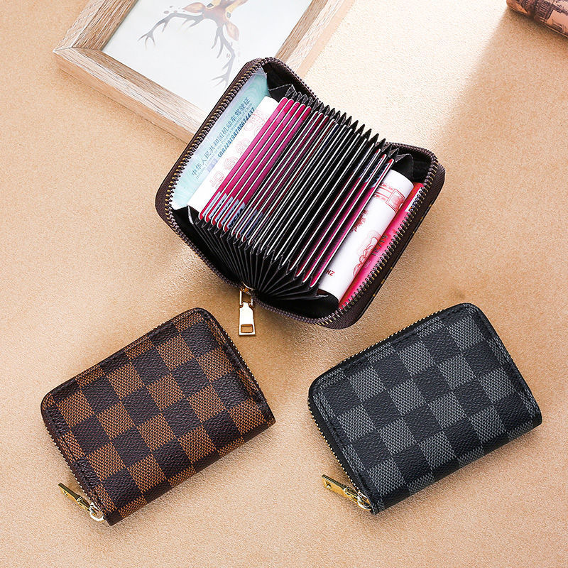 Organ Card Bag Multi-Card Holder Large Capacity Certificate Driver's License Compact Card Holder Men's And Women's Multi-Functional Casual Coin Purse