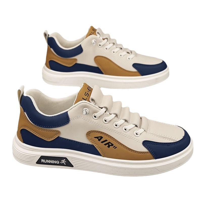 Autumn Men's Shoes 2024 New Breathable White Shoes Men's Trendy All-match Slip-on Sports Casual Sneakers Trendy Shoes