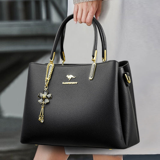 Bag Women's Bag New 2023 Messenger Bag Women's Shoulder Bag Women's Fashion Middle-aged Women's Handbag Women's One-piece Delivery