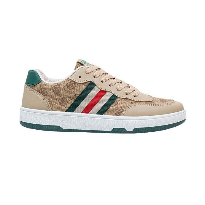 Foreign Trade Cross-border 2024 Men's Shoes Spring And Autumn New Breathable Trendy Printed Casual Sports Board Shoes Men's Trendy Canvas Shoes