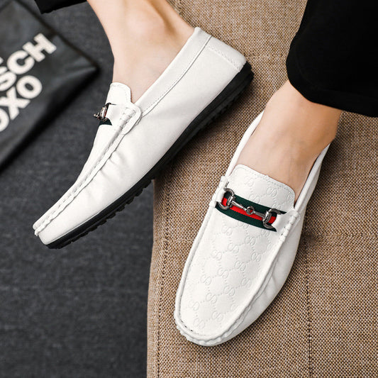 Spring New European Men's Shoes, Beanie Shoes, Men's Casual Shoes, Slip-On Slip-Ons, Loafers, Drop Shipping