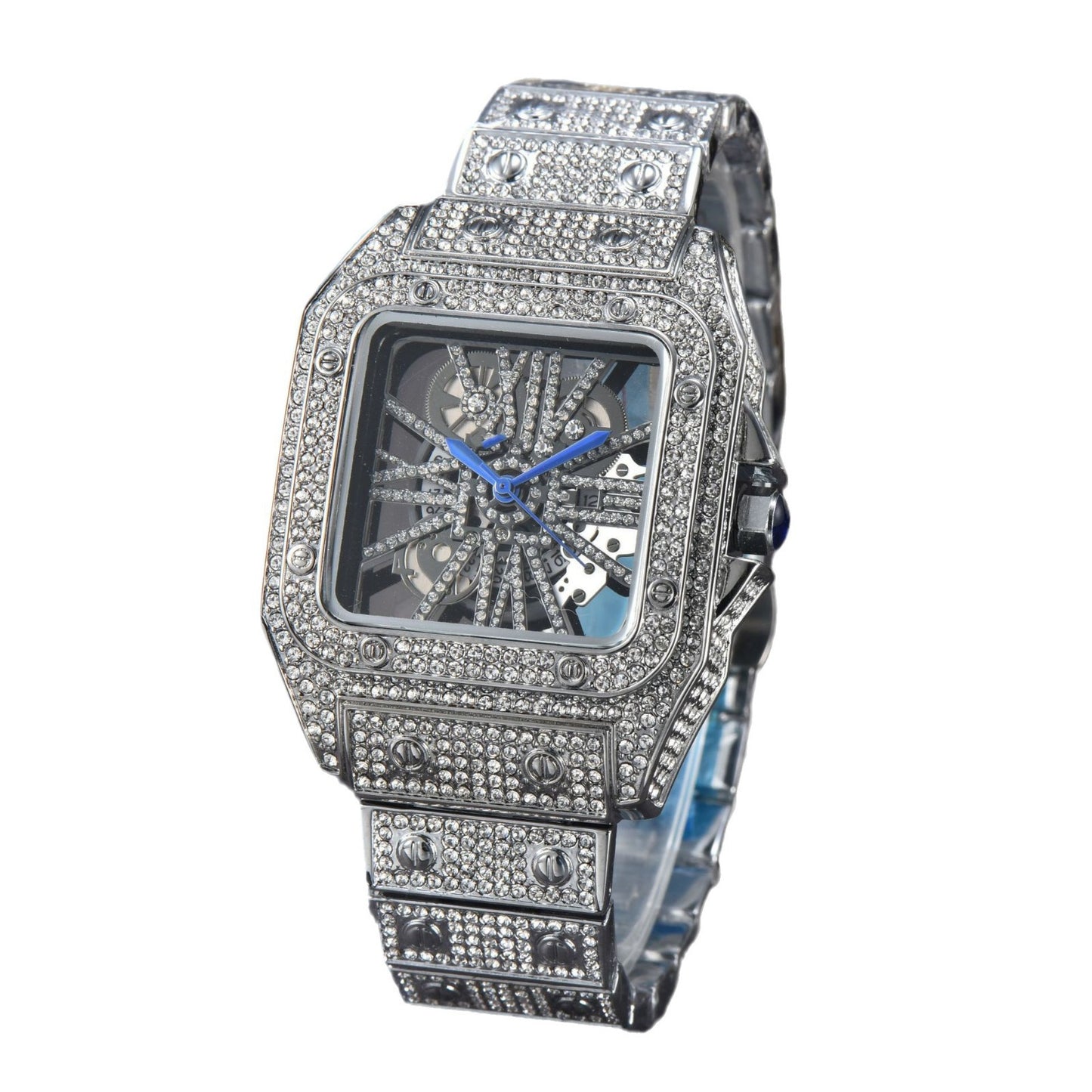 2023 New Women's Watch Diamond-embedded Fashion Steel Belt Watch Women's Watch Quartz Watch Factory Wholesale