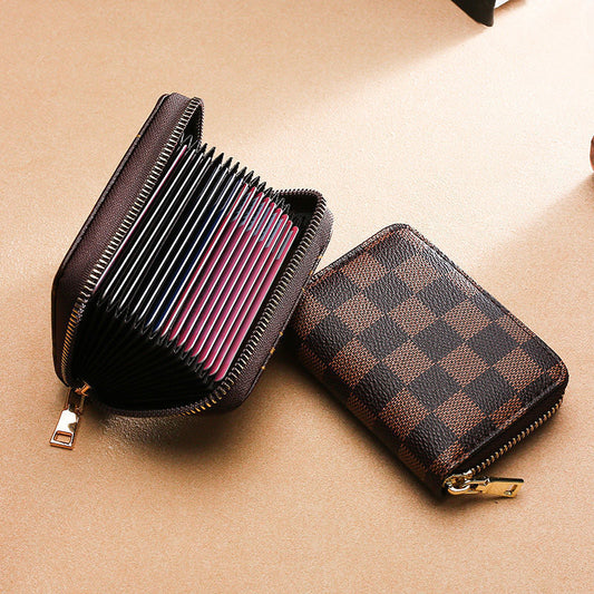 Organ Card Bag Multi-Card Holder Large Capacity Certificate Driver's License Compact Card Holder Men's And Women's Multi-Functional Casual Coin Purse