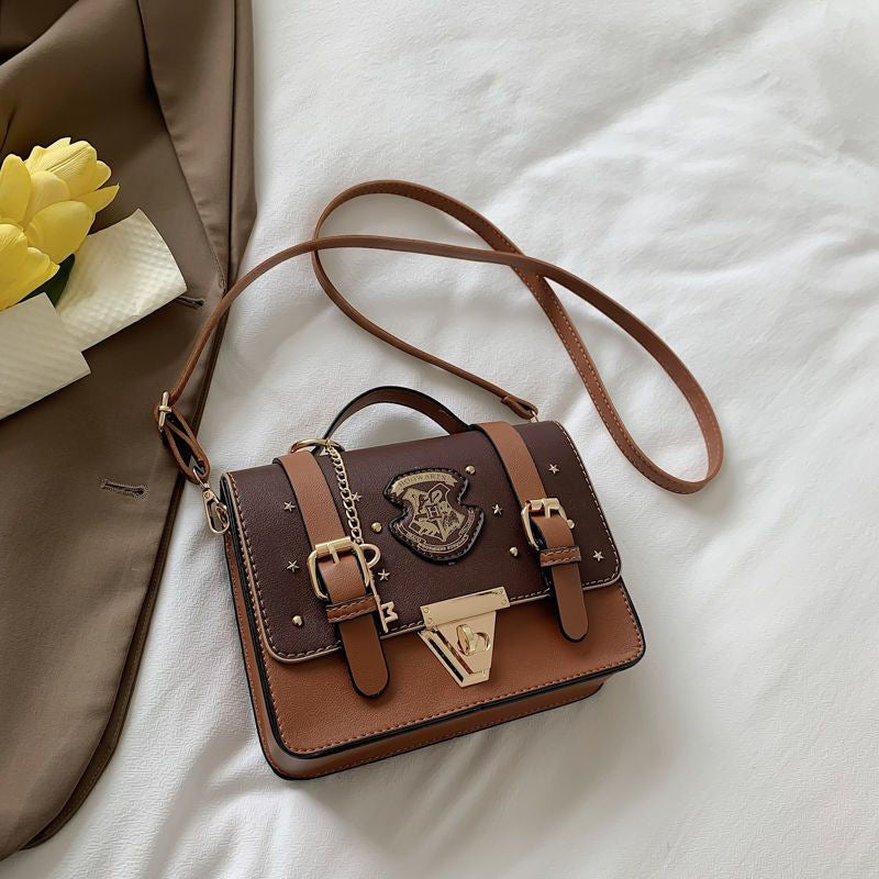 Harry Potter Joint Name Hogwarts School Of Magic Same Style Cambridge Bag Portable Messenger Bag British Style Messenger Bag