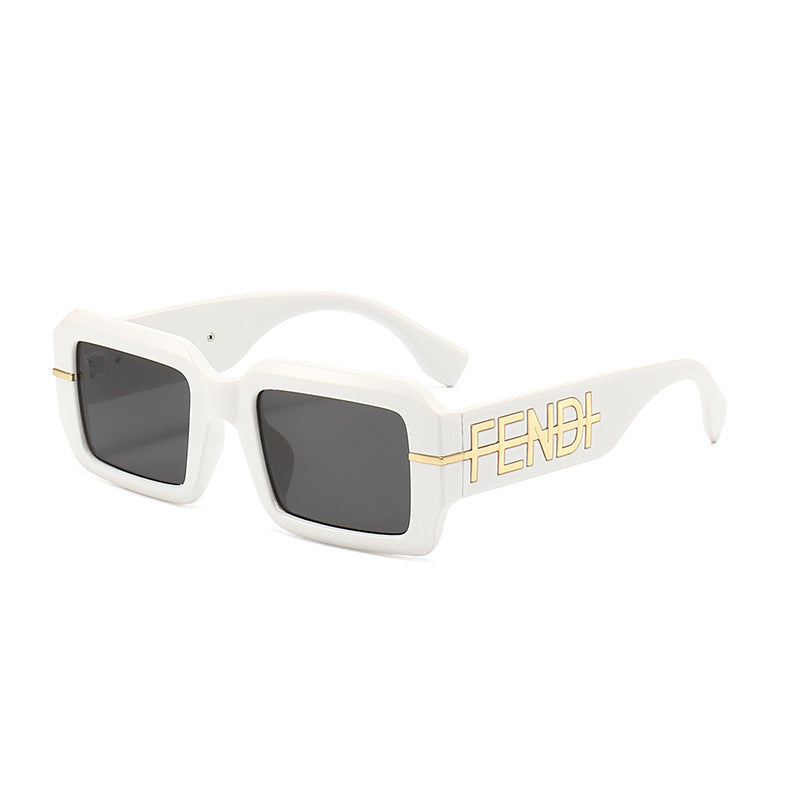 Foreign Trade Cross-border Fashion Sunglasses European And American Street Shooting Internet Celebrity Model Fashion High Sense Square Sunglasses Wholesale