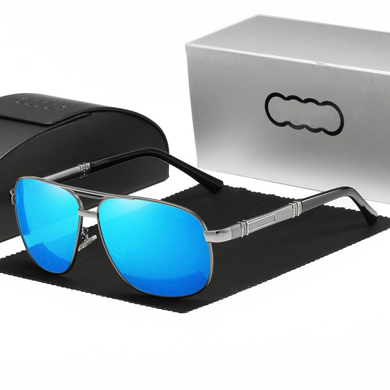 Men's Fashion Polarized Sunglasses 518 4S Car Travel Gift Big Frame Sunglasses Driving Fishing Glasses