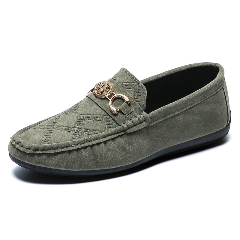 Men's Doug Shoes Autumn New Slip-on Lazy Shoes Casual Fashion All-match Business British Loafers