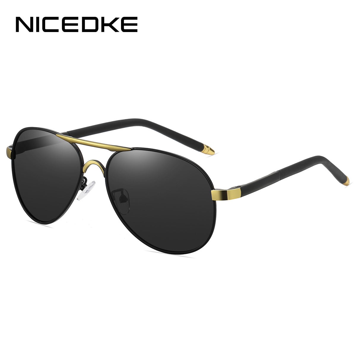 New Driving Frog Glasses Polarized Sunglasses Fashion Men's Sunglasses Metal Retro Sunglasses 8503