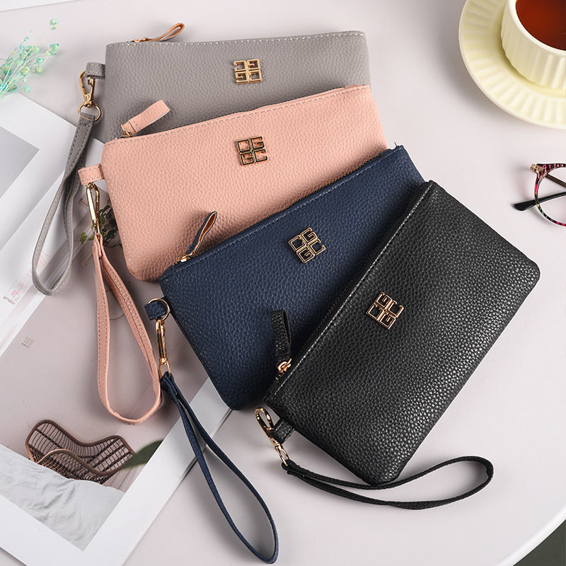 Hand Bag Women's Temperament Hand Bag Thin Mother's Mobile Phone Coin Purse Long Hand Bag Card Bag For Cross-border