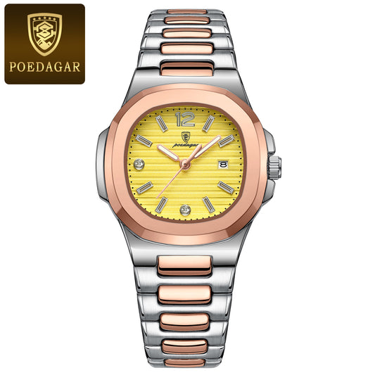 Swiss Brand New Quartz Watch Women's Ultra-thin Luminous Women's Watch