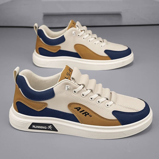 Autumn Men's Shoes 2024 New Breathable White Shoes Men's Trendy All-match Slip-on Sports Casual Sneakers Trendy Shoes