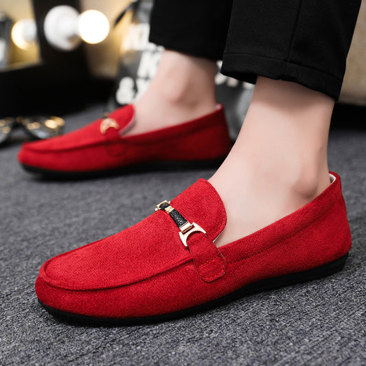 Spring And Summer Men's Shoes Casual Shoes Men's Cloth Shoes Tods Men's Loafers Slip-on Slip-on Foreign Trade Plus Size 46 Fashion Shoes