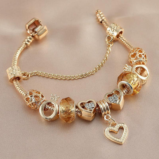 Spring 2023 New European And American Sweet Style Lovely Diamond-embedded Bracelet DIY Beaded Women's Bracelet Wholesale