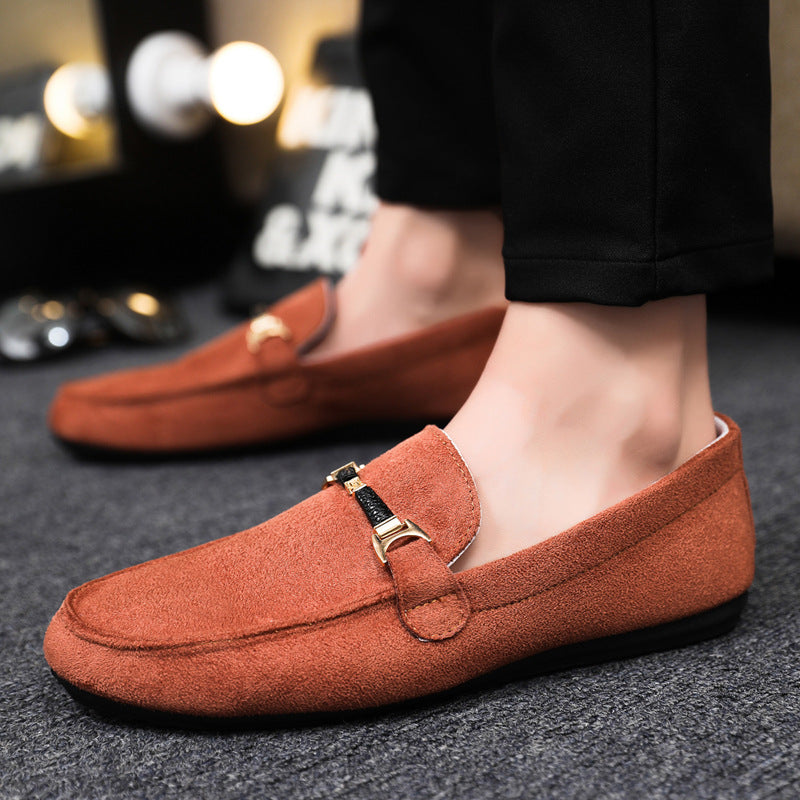 Spring And Summer Men's Shoes Casual Shoes Men's Cloth Shoes Tods Men's Loafers Slip-on Slip-on Foreign Trade Plus Size 46 Fashion Shoes