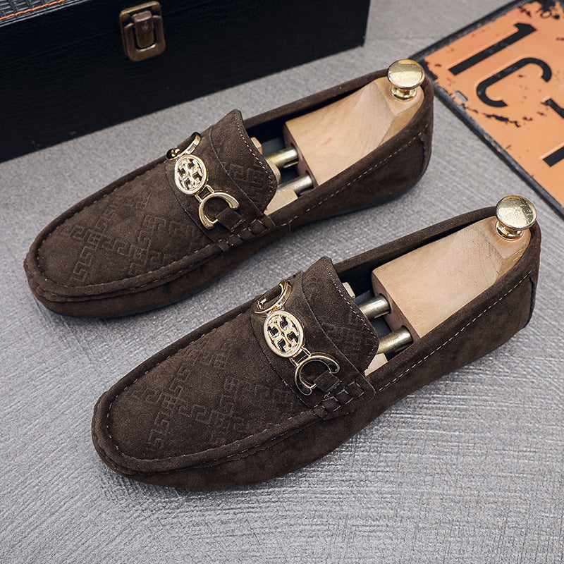 Men's Doug Shoes Autumn New Slip-on Lazy Shoes Casual Fashion All-match Business British Loafers