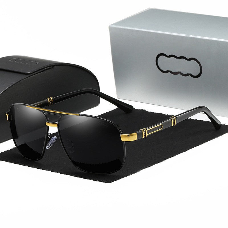 Men's Fashion Polarized Sunglasses 518 4S Car Travel Gift Big Frame Sunglasses Driving Fishing Glasses