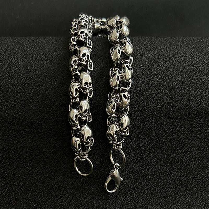 Hip-Hop Trendy Male Bracelet Retro Personality Aggressive Fashion All-Match Accessories Simple Spring And Summer Keel Bracelet Gift