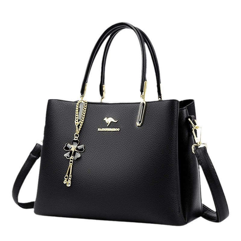 Bag Women's Bag New 2023 Messenger Bag Women's Shoulder Bag Women's Fashion Middle-aged Women's Handbag Women's One-piece Delivery