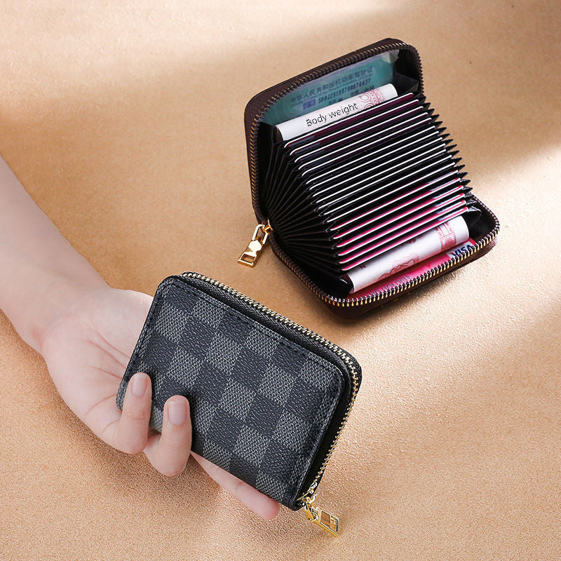 Organ Card Bag Multi-Card Holder Large Capacity Certificate Driver's License Compact Card Holder Men's And Women's Multi-Functional Casual Coin Purse