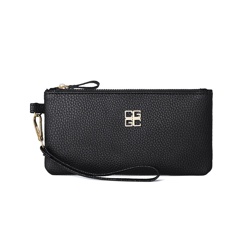 Hand Bag Women's Temperament Hand Bag Thin Mother's Mobile Phone Coin Purse Long Hand Bag Card Bag For Cross-border