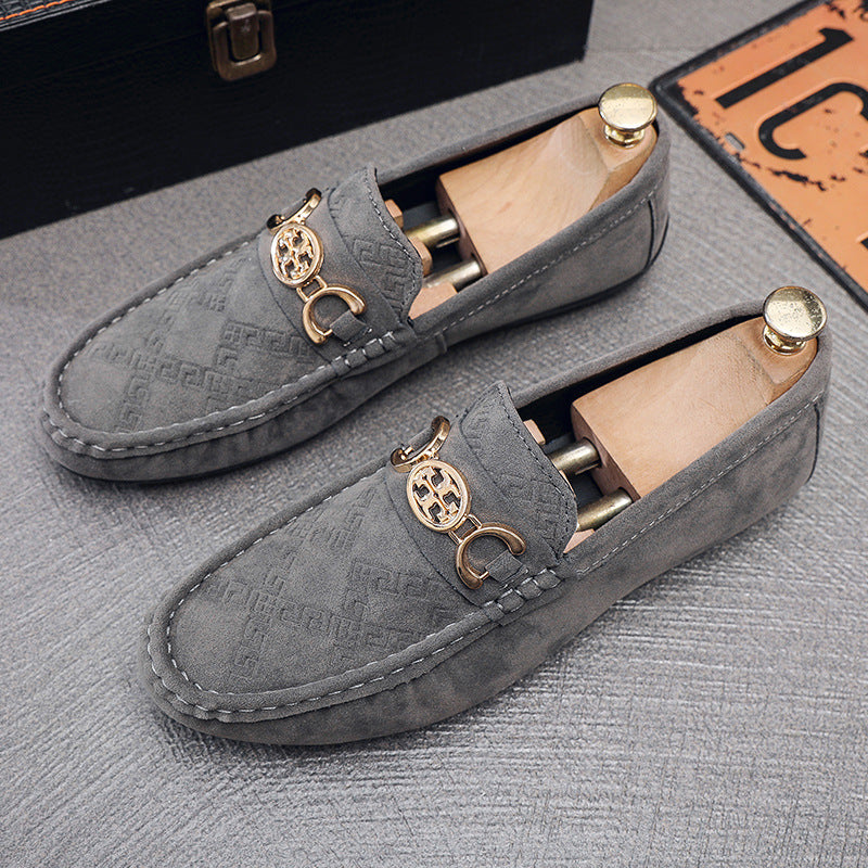 Men's Doug Shoes Autumn New Slip-on Lazy Shoes Casual Fashion All-match Business British Loafers