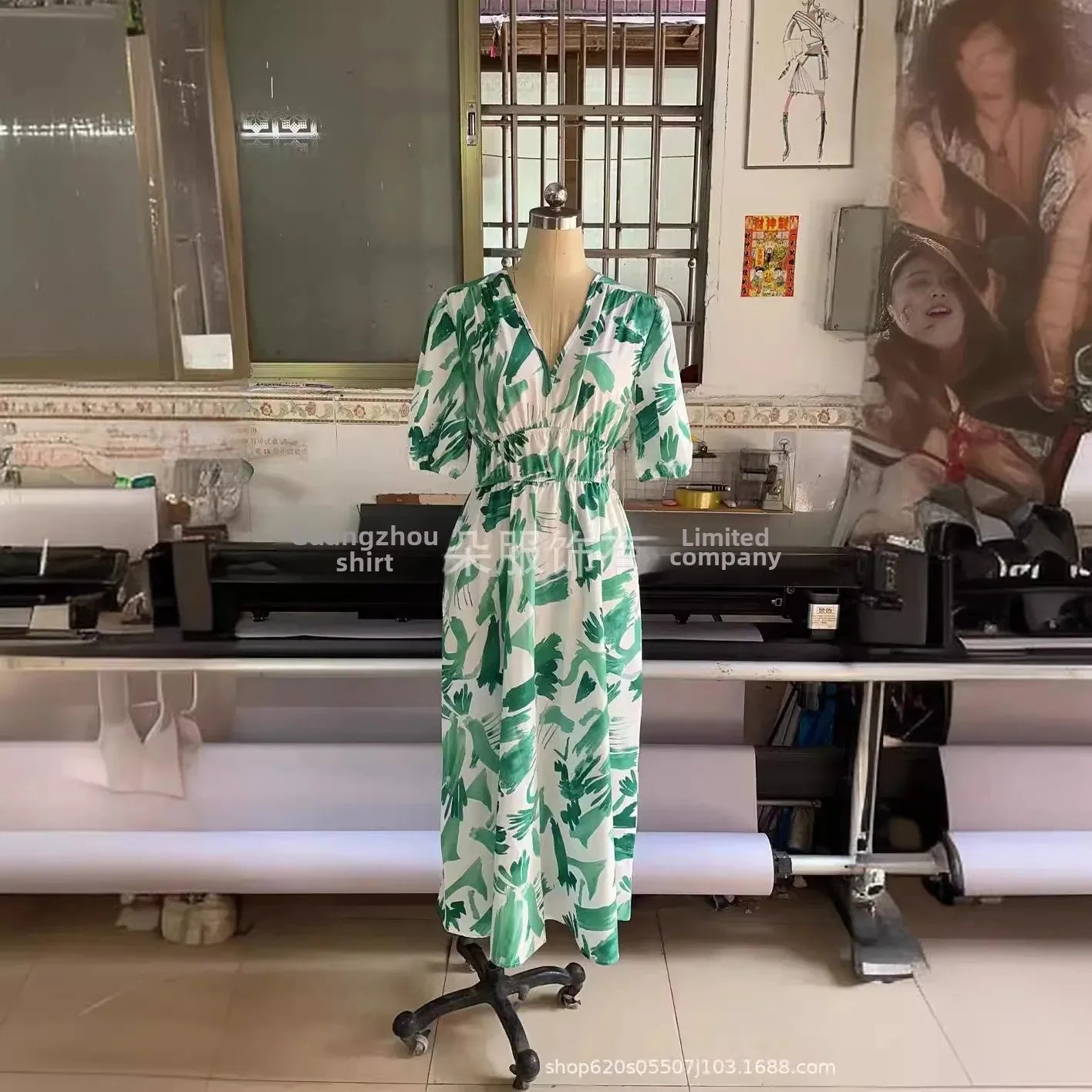 2023 Fashionable Printed Women's Dress Amazon Cross-Border Independent Station Premium Quality Clothing For All Seasons