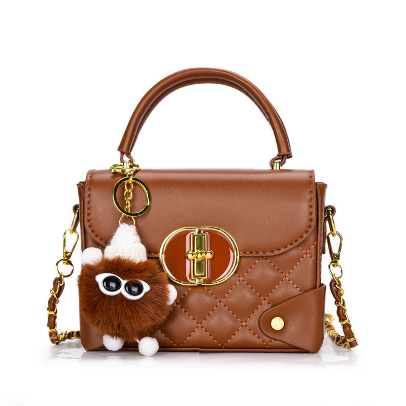 Women's Hand Carrying Fashion Bag Women's 2025 New Texture Shoulder Crossbody New Arrival High-end PU Mini