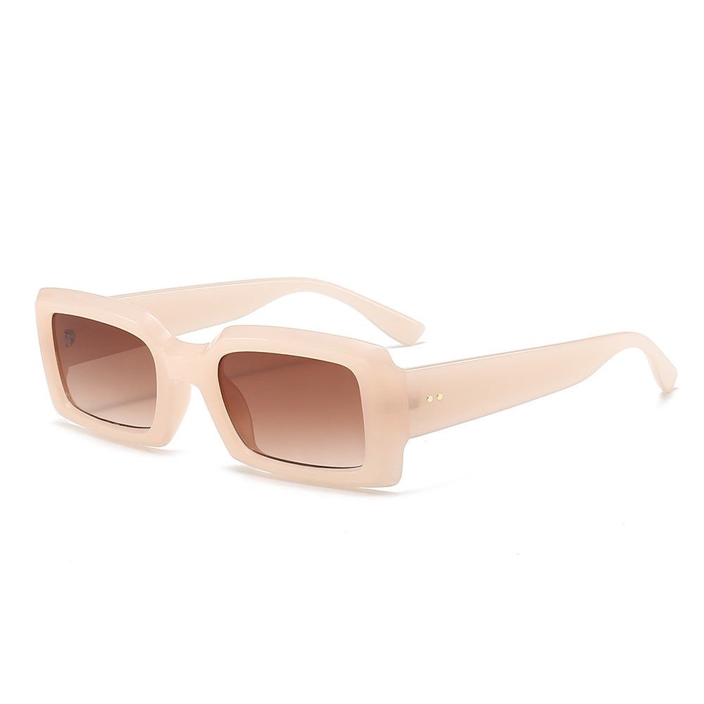 Cross-border Explosions Candy Color Fashion Sunglasses Europe And The United States INS Singer Modern Sunglasses Trend Square Small Frame Glasses