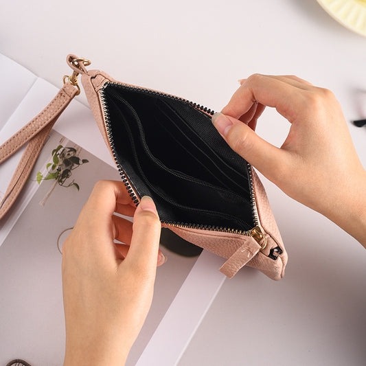 Hand Bag Women's Temperament Hand Bag Thin Mother's Mobile Phone Coin Purse Long Hand Bag Card Bag For Cross-border
