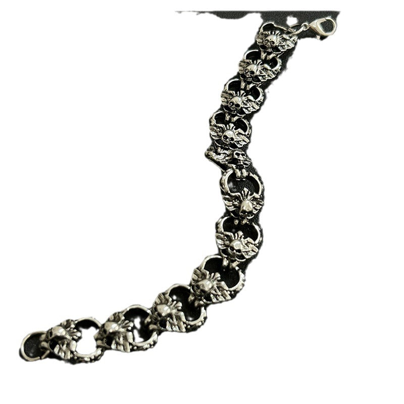Hip-Hop Trendy Male Bracelet Retro Personality Aggressive Fashion All-Match Accessories Simple Spring And Summer Keel Bracelet Gift