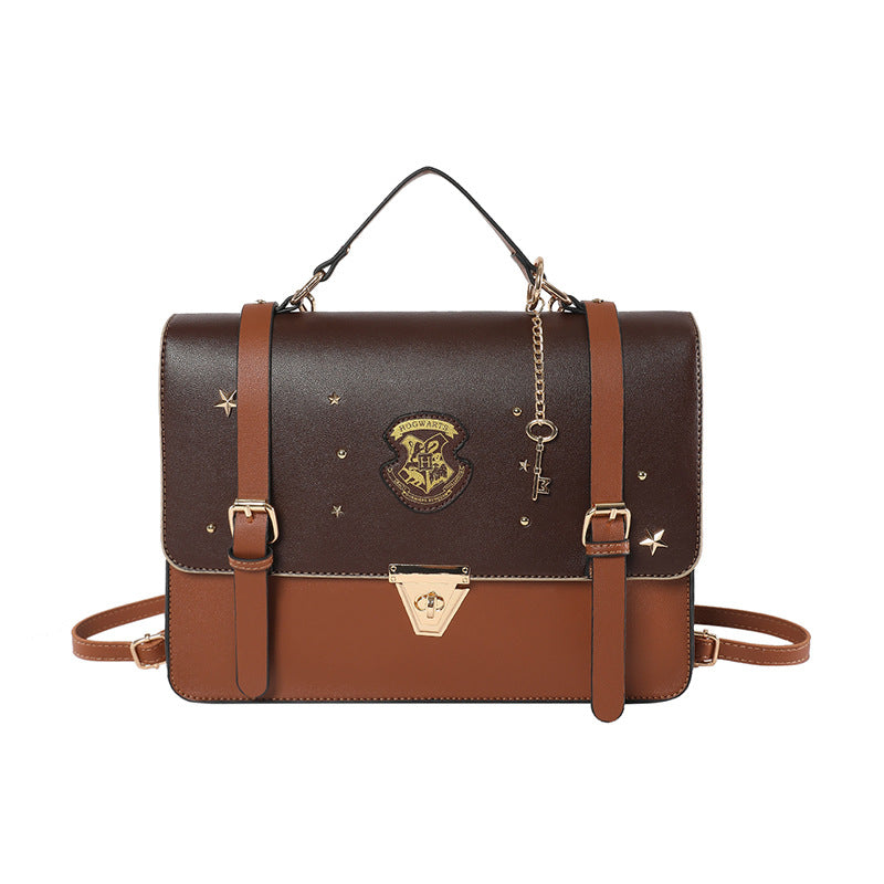 Harry Potter Joint Name Hogwarts School Of Magic Same Style Cambridge Bag Portable Messenger Bag British Style Messenger Bag