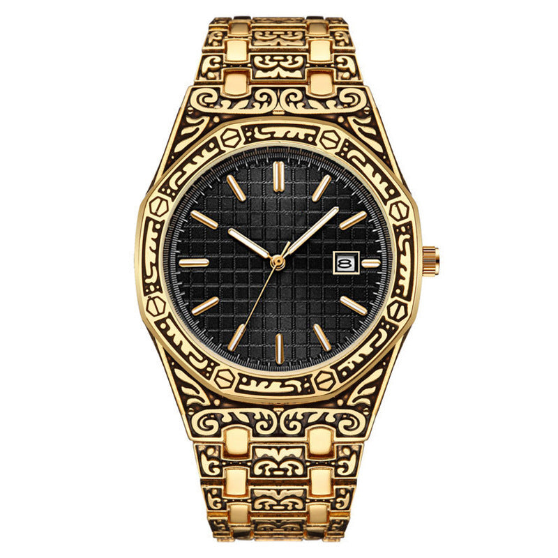 Cross-border Explosions Men's Watch Men's Watch Octagonal Classic Famous Watch Luminous Fashion Personality Trend Business