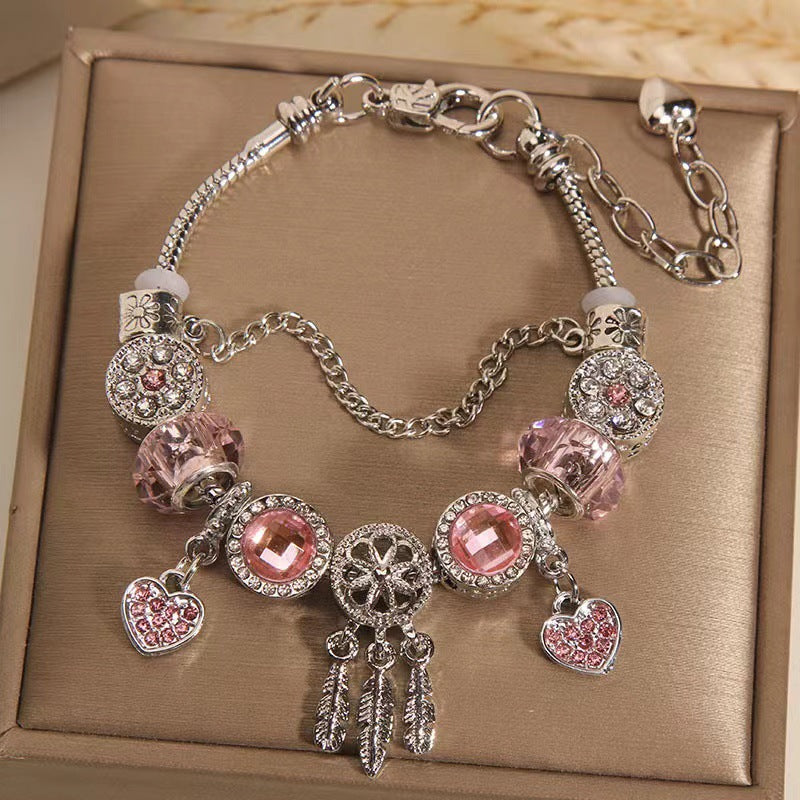European And American Creative Joker Empty Diy Panjia Bracelet Women's Fashion Personality Temperament Bracelet Wholesale Factory Outlet