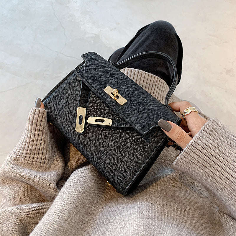 Cross-border Niche Women's Handbag 2025 New Women's Crossbody Bag Mini Kelly Bag High-end Fashionable Shoulder Bag