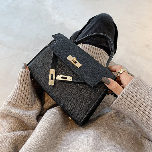 Cross-border Niche Women's Handbag 2025 New Women's Crossbody Bag Mini Kelly Bag High-end Fashionable Shoulder Bag