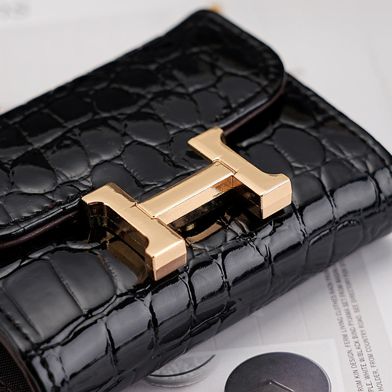 Card Bag Women's Hardware H Small Anti-degaussing Fashion Exquisite High-end Multi-card ID Bank Card Holder Card Holder