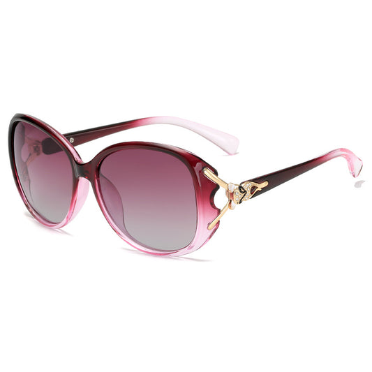 Factory Goods New Diamond 8842 Fox Head Polarized Sunglasses Women Fashion Sunglasses UV Protection Sunglasses