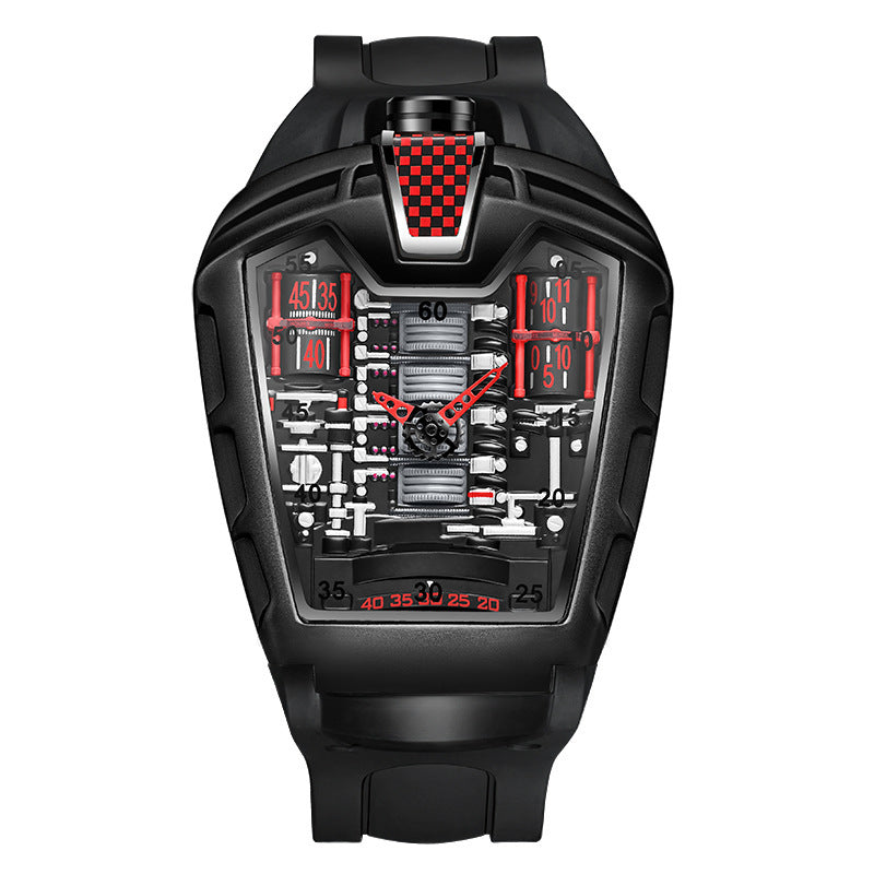 Cross-border Foreign Trade Explosions Golden Seton Brand Fashion Personalized Men&#039;s Watch Silicone Quartz Watch Wholesale Men&#039;s Sports Watch