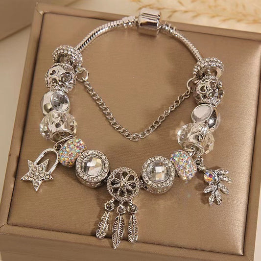 European And American Creative Joker Empty Diy Panjia Bracelet Women&#039;s Fashion Personality Temperament Bracelet Wholesale Factory Outlet