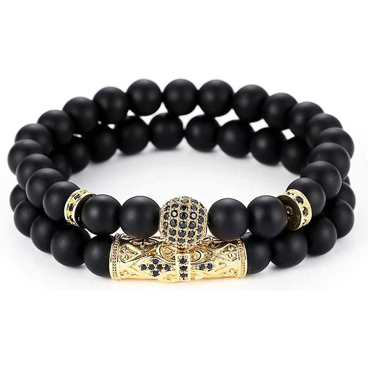 Cross-border Explosions Natural Stone Micro-inlaid Copper Bracelet Tiger Eye Zircon Bracelet Jewelry Factory Direct Sales