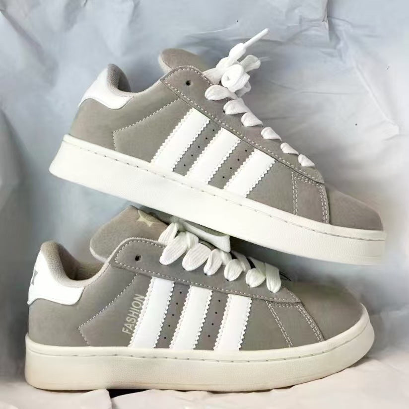 2024 New Korean Style Men And Women Couple Niche Casual Design Fashion Shoes Hong Kong Style Retro Student Skate Shoes