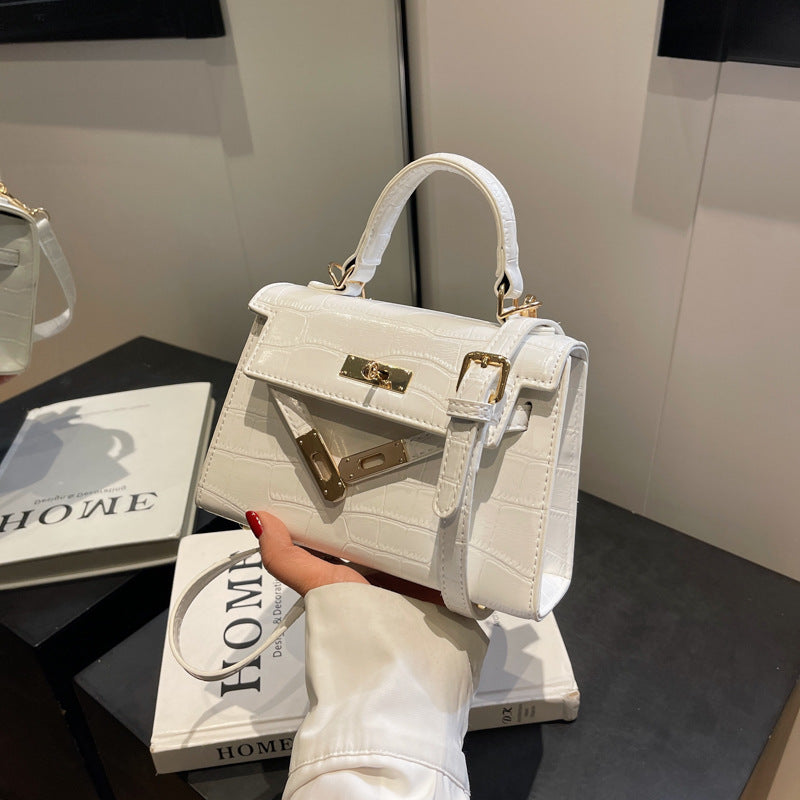 2024 New Kelly Bag Fashion Women&#039;s Handbag All-match Crossbody Bag Small Square Bag High-end Shoulder Handbag