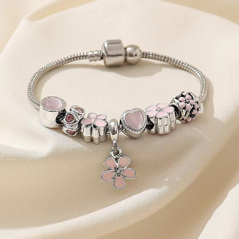 European And American Creative Joker Empty Diy Panjia Bracelet Women&#039;s Fashion Personality Temperament Bracelet Wholesale Factory Outlet
